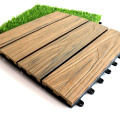 Composite Wood Deck Tile WPC Exterior Floor Tile for Outdoor Balcony Terrace